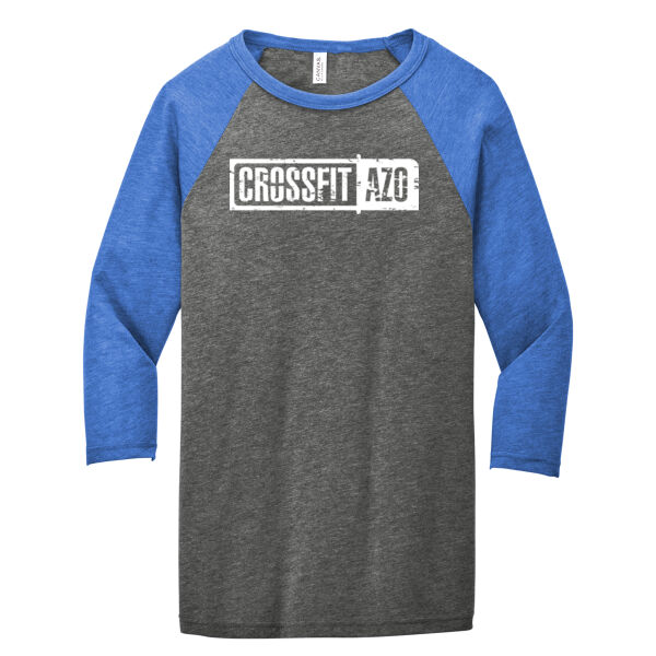 BELLA+CANVAS® Unisex 3/4-Sleeve Baseball Tee Thumbnail