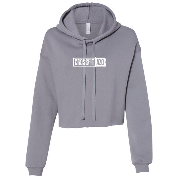 BELLA + CANVAS Women's Crop Fleece Hoodie Sweatshirt Thumbnail
