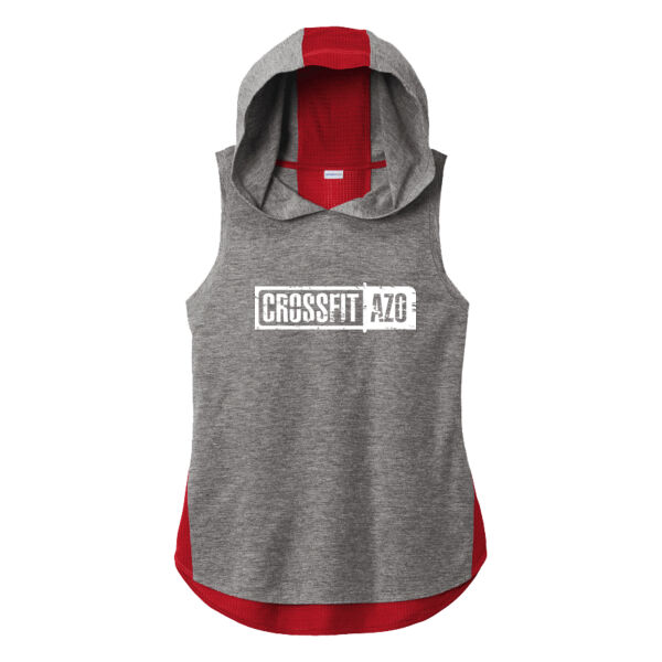 Sport-Tek® Women's PosiCharge® Tri-Blend Wicking Draft Hoodie Tank Thumbnail