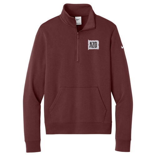 Nike Women's Club Fleece Sleeve Swoosh 1/2-Zip Thumbnail