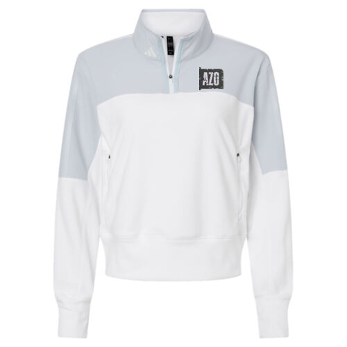Adidas Women's Fleece Quarter-Zip Pullover Thumbnail