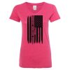 Women’s Glitter V-Neck T-Shirt Thumbnail